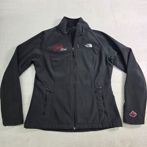 The North Face "Chuys Tex-Mex" Windwall Barrier Softshell Black Jacket Womens L